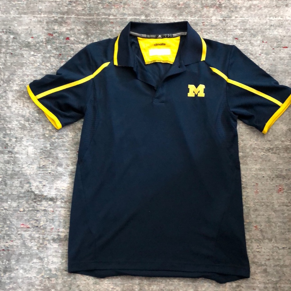 Michigan Adidas polo, Sz S